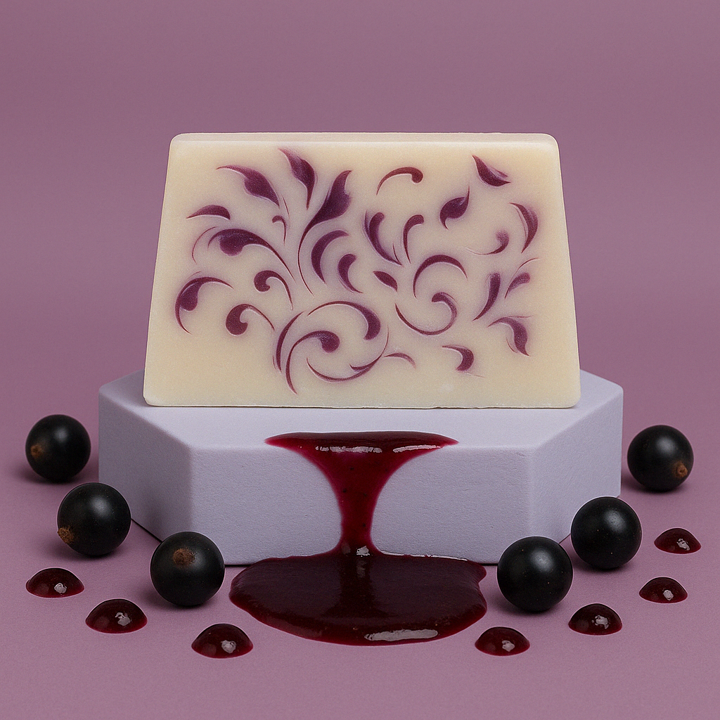Tranche de savon Cassis x10