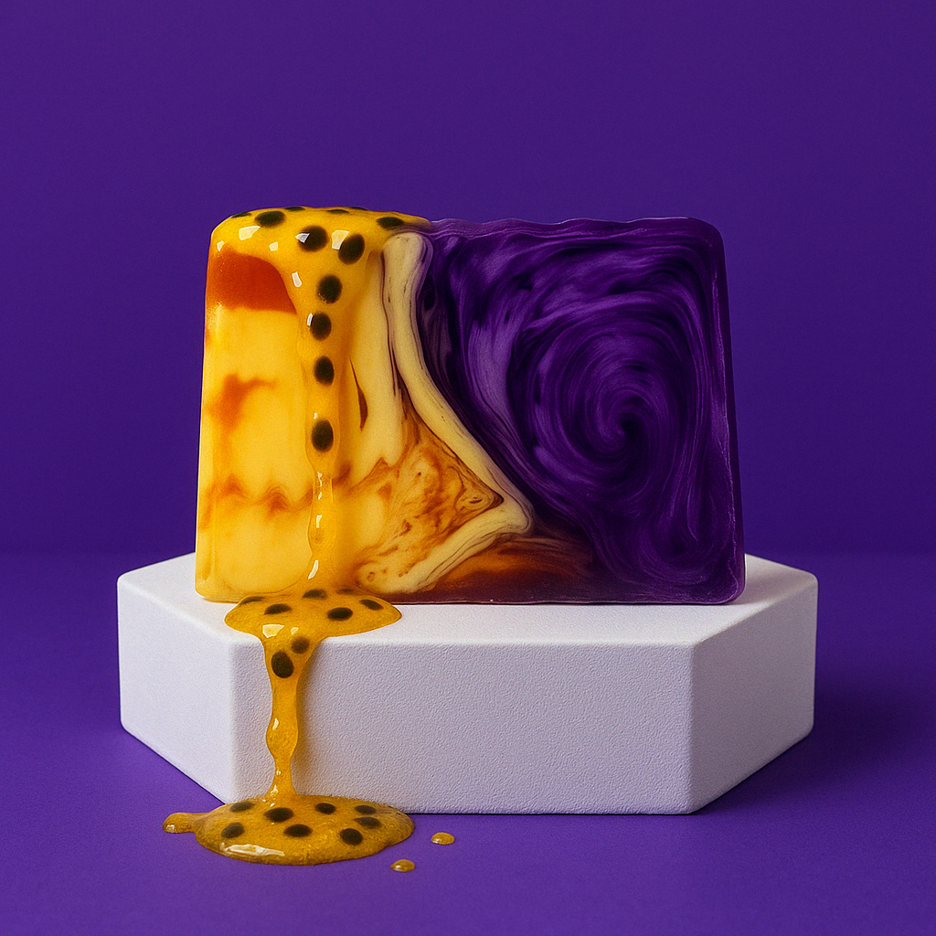 Tranche de savon Fruit de la passion x10