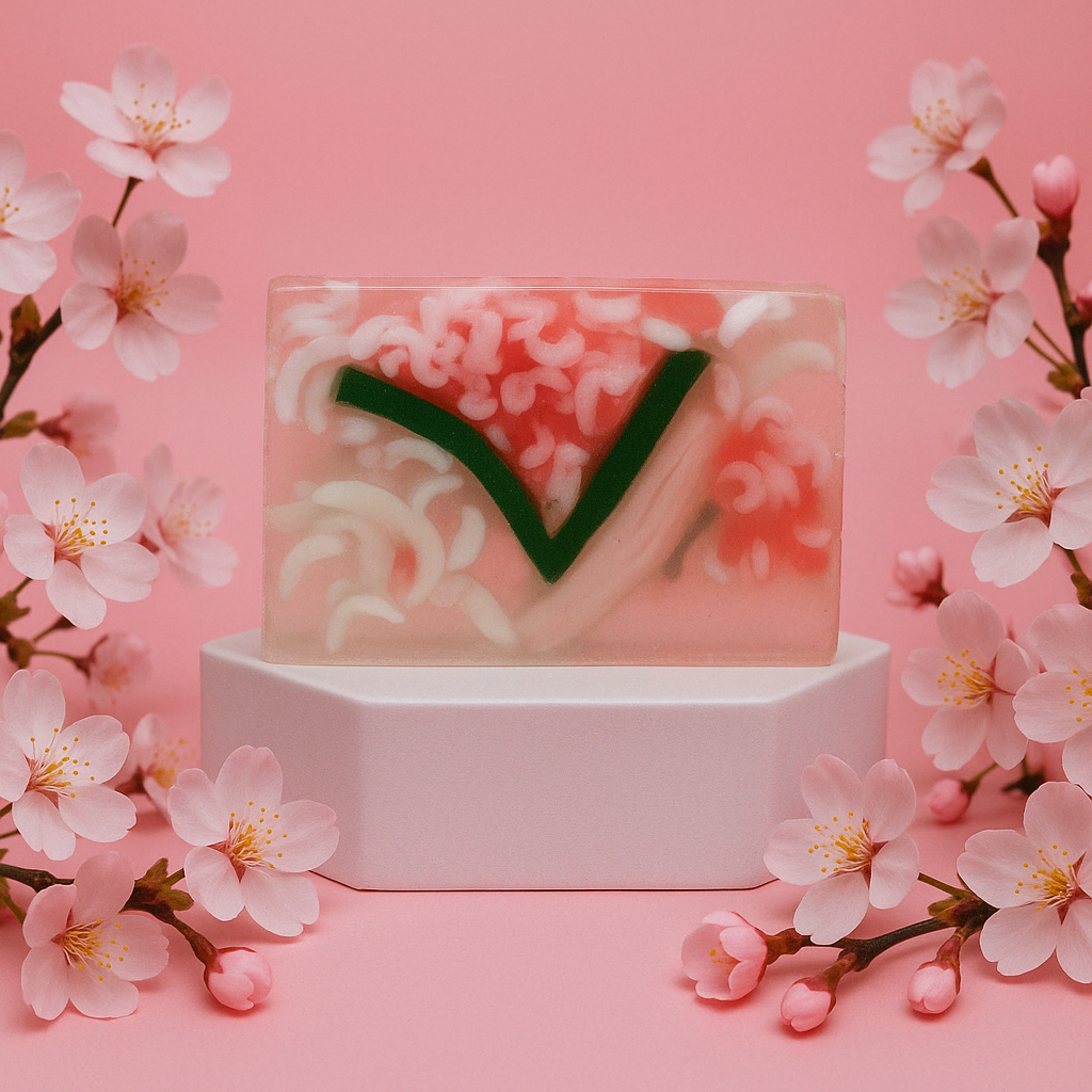 Tranche de savon Sakura x10