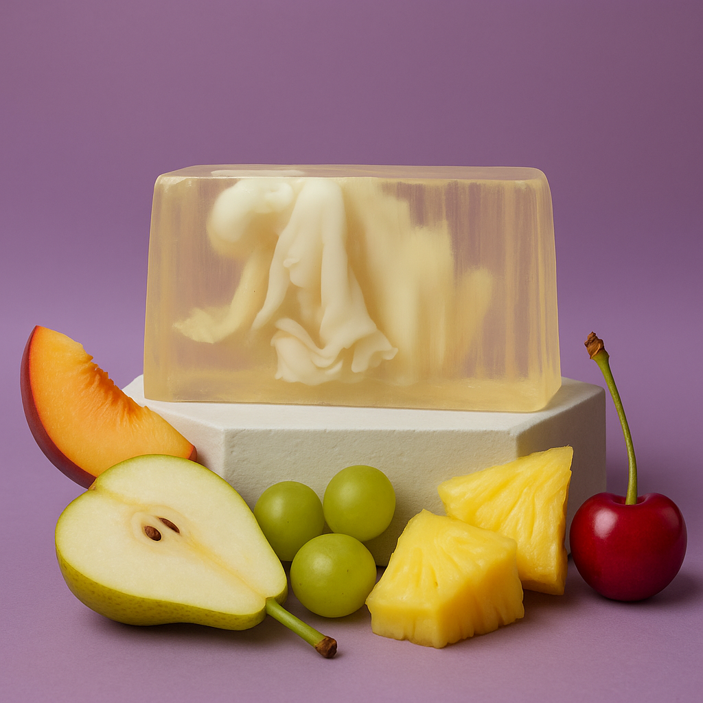 Tranche de savon Cocktail de fruit x10