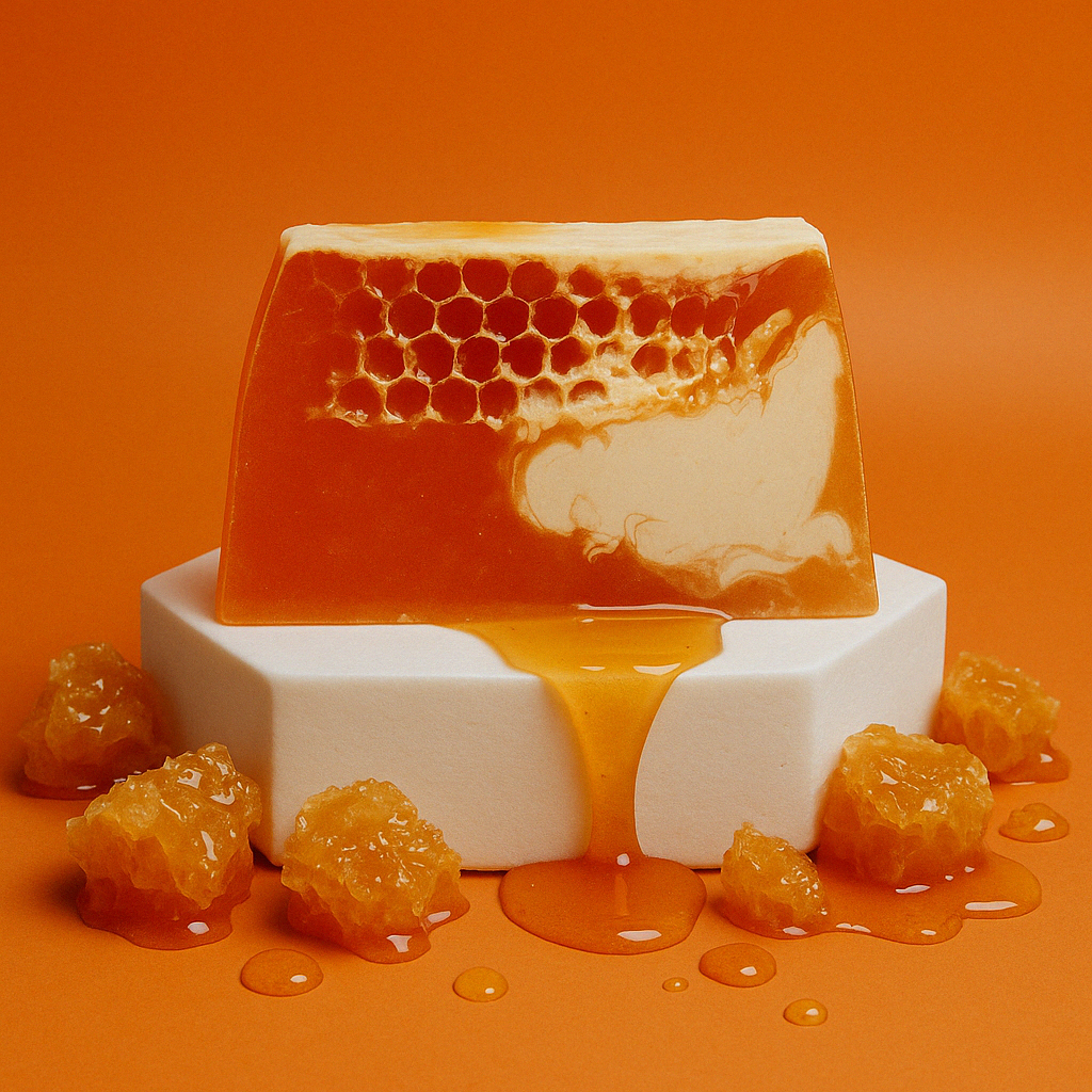 Tranche de savon Miel crémeux x10