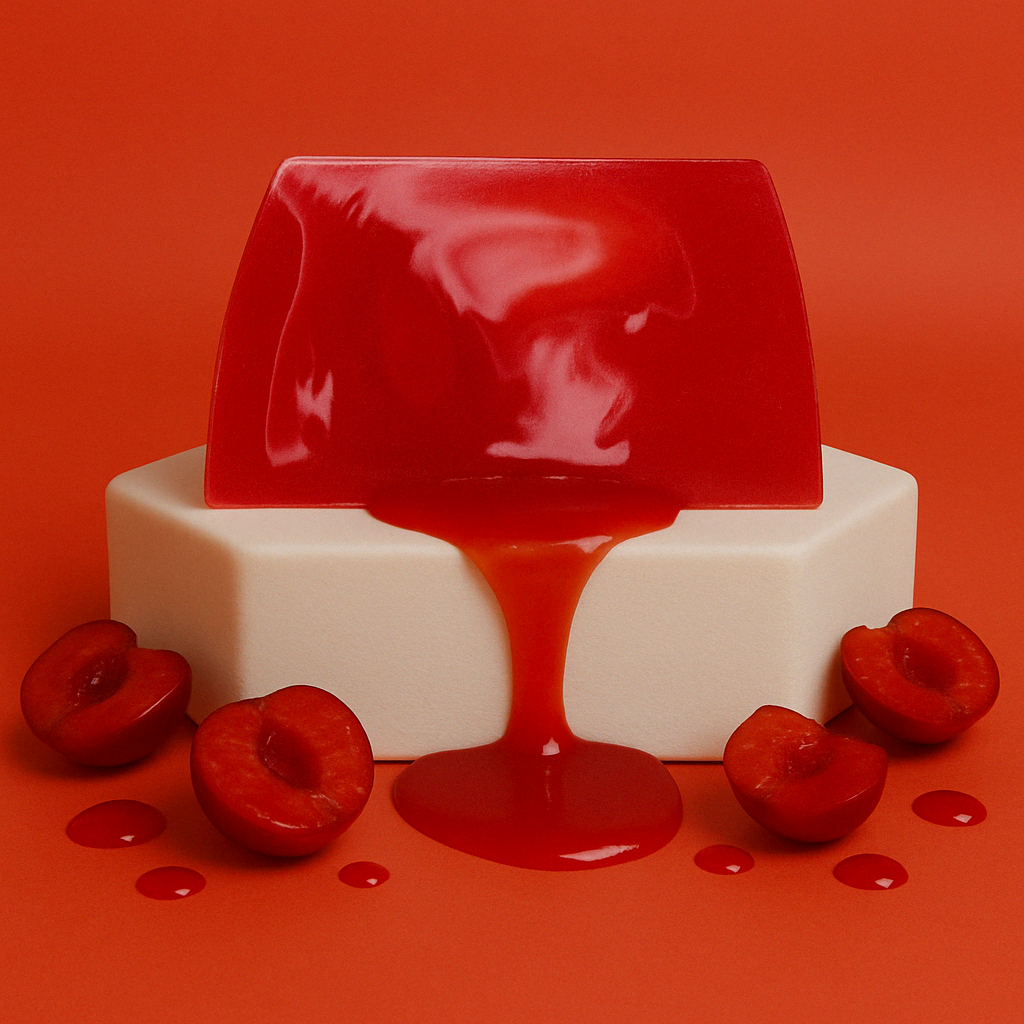 Tranche de savon Cerise noir x10