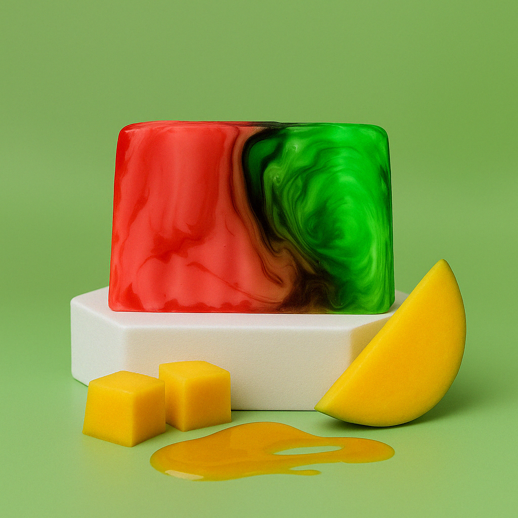 Tranche de savon Mangue x10